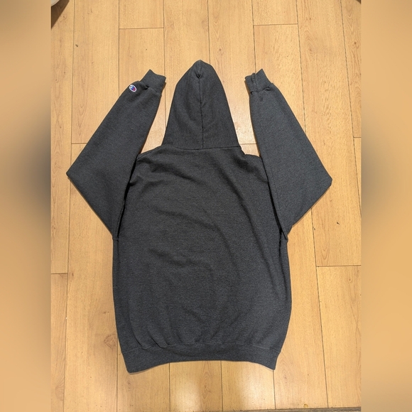 Vintage Champion Medium Faded Harvard University Spell Out Hoodie Sweatshirt - Picture 2 of 4